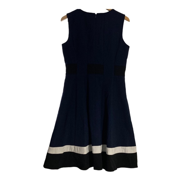 calvin Klein dress block navy sleeveles round neck size 8 - Picture 13 of 16